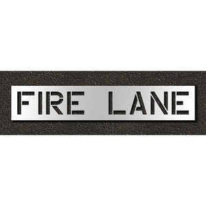 Pavement Stencil, Fire Lane, 12 in - STL-116-71231