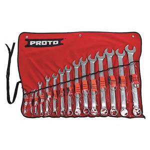 Tethered Wrench Set, Combo, Metric, 15 Pc - J1200P-MASD-TT