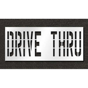 Pavement Stencil, Drive Thru, 36 in - STL-116-73636