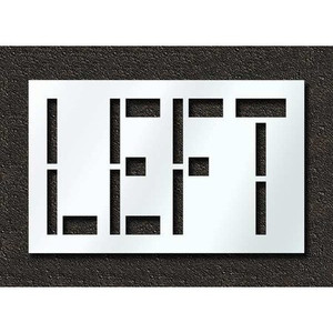 Pavement Stencil, Left, 24 in - STL-116-72420