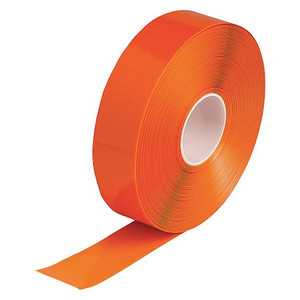 Floor Marking Tape, 2" W, Orange, 100 ft. L - 149635