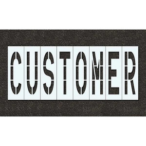 Pavement Stencil, Customer, 48 in - STL-116-74814