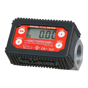 Flowmeter, For 1" Pipe, BSPT, 2 to 35 gpm - TT10AB