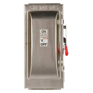 Fusible Safety Switch, Heavy Duty, 600V AC, 3PST, 100 A, NEMA 4 - HF363SS