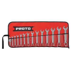 Combo Wrench Set, Short, Metric, 12Pt, 14 PC - J1200MES-14
