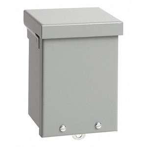 Steel Electrical Enclosures, 12 in H, 4 in D, 12 in W, NEMA 3R, Screw On - A12R124