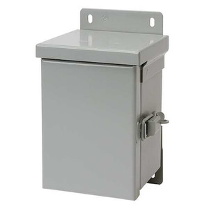 Steel Electrical Enclosures, 12 in H, 6 in D, 12 in W, NEMA 3R, Hinged - A12R126HCR