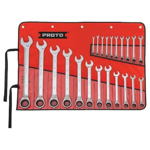 Ratcheting Wrench Set, Combination - JSCVMT-22S