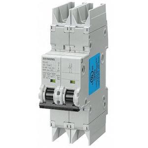 Miniature Circuit Breaker, 5SJ4 Series, 2A, 2 Pole, 277/480V AC, 10kA, D Curve - 5SJ42028HG42