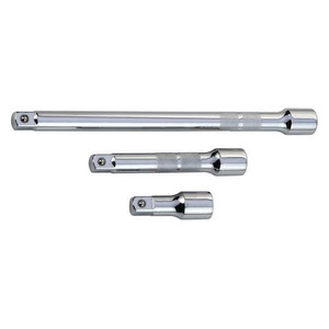 Socket Extension Set 1/2" Dr, 2 1/2 in, 5 in, 10 in L, 3 Pieces, Chrome - J54111
