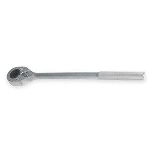 3/4" Drive 24 Geared Teeth Pear Head Style Hand Ratchet, 20" L, Satin Finish - J5649FW