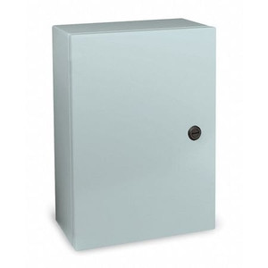 Carbon Steel Electrical Enclosures, 12 in H, 6 in D, 12 in W, NEMA 4, 12, Hinged - N412121206C