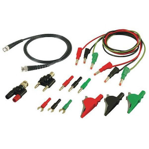 Test Leads Kit, Red/Black/Green, Silicone - CC545