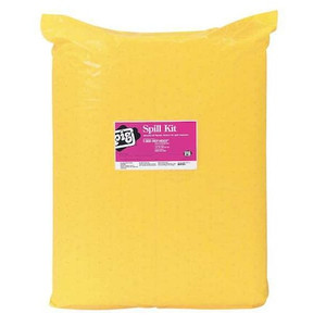 Spill Kit Refill, Chem/Hazmat, Yellow - KIT342