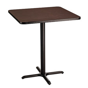 NPS Café Table, 36" Square, "X" Base, 42" Height - CT33636XBMY NPS Café Table, 36" Square, "X" Base, 42" Height - CT33636XBMY