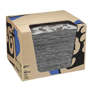 Sorbents, 26 gal, 16 in x 20 in, Universal, Gray, Polypropylene - MAT142