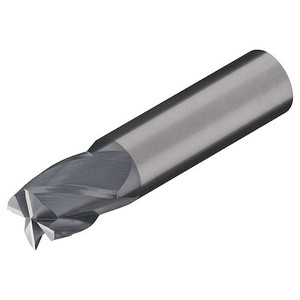 Carbide End Mill, 1/2 In, Cut 5/8 In, 4 FLT - SEM-500-04X