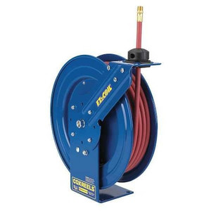 3/8" x 50 ft. Spring Return Hose Reel, Max 300 psi, w/Hose - EZ-P-LP-350