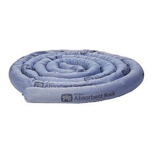 Sorbents, 14 gal, 3 in x 10 ft, Universal, Blue, Vermiculite - PIG202