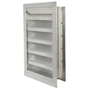 Louver Damper, Adjustable, 18H x 18W - 20UA21