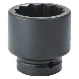1 in Drive Impact Socket 1 3/8 in Size, Standard Socket, black oxide - J10022T
