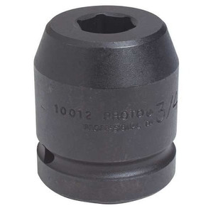 1 in Drive Impact Socket 1 1/2 in Size, Standard Socket, black oxide - J10024T