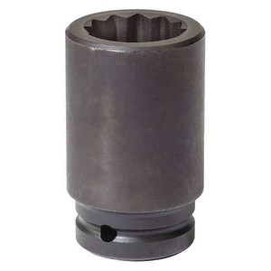 3/4 in Drive Impact Socket 41 mm Size, Deep Socket, black oxide - J07541MLT