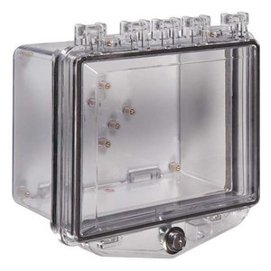 Enclosure, Clear, Ext. Key Lock 5-1/4"H - STI-7510A