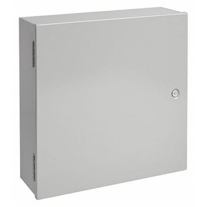 Carbon Steel Electrical Enclosures, 16 in H, 8.62 in D, 12 in W, NEMA 1, Hinged - A16N12BLP
