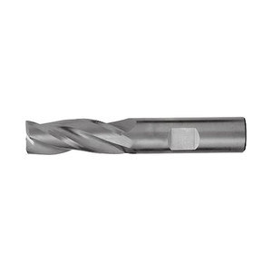 3-Flute Carbide HP CrnRad Single EndMill for Steel&Stainless CTD CEM-EMS-3 1/2x1/2x1-1/4x3x0.03CR - C60390