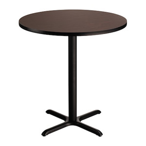 NPS Café Table, 36" Round, "X" Base, 36" Height - CT13636XCMY NPS Café Table, 36" Round, "X" Base, 36" Height - CT13636XCMY