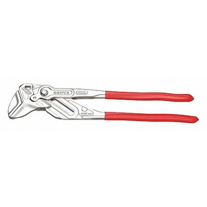 16 in Knipex Cobra Straight Jaw Plier Wrench Smooth, Plastic Grip - 86 03 400