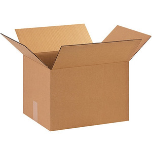 Box, Corrugated, 15" x 13" x 12", Kraft, PK25 25 PK - 151312
