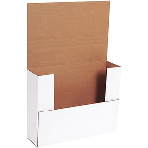 Easy-Fold Mailers, 11" x 8 1/2" x 3", White, 50/Bundle - M1183BF