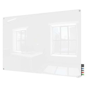 24"x36" Glass Dry Erase Board, Gloss, White - HMYRN23WH