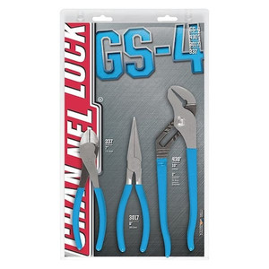 3 Piece Gift Sets Plastic Grip Plier Set Dipped Handle - GS-4