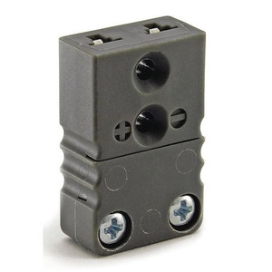 Thermocouple Jack, J, Black, 2 Pins - 36GK88