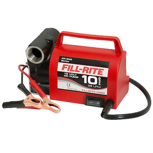 Fuel Transfer Pump, 12V DC, 10 gpm Max. Flow Rate , 1/5 HP, Cast Iron, 3/4 in Inlet - FR1612