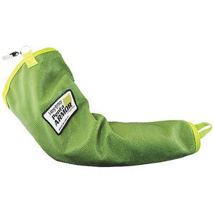 PentaArmor Cut-Resistant Sleeve, Cut Level A7, SuperFabric, Thumbhole, 19 in L, Green, XXL - 1010-XXL (11)