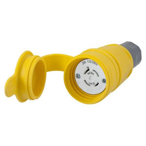 20A Watertight Locking Connector 3P 4W 125/250VAC L14-20R - HBL27W74