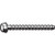 Concrete Screw, 1/2" Dia., Hex, 3 in L, Steel Zinc Plated, 125 PK - B70520.050.0300