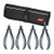 4 Piece Precision Plier Set Dipped Handle - 9K 00 80 10 US