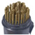 29PC 118° Heavy-Duty Cobalt Hex Shank Jobber Drill Set Cle-Line 1804 Straw HSS-CO 1/16-1/2x1/64 - C10629