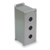 Pushbutton Enclosure, 30mm, 3 Holes, Steel - PBXD3