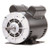 Belt Drive Motor, 1 Speed, Open Dripproof, Rigid Base Mount, 1 1/2 HP, 56H Frame - 4YU31