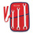 Flare Double End Wrench Set, 3Pieces, 6Pts - J3760