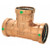 Viega ProPress XL tee, 4" x 4" x 1-1/2" - 20808