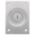 Electrical Box Cover, 1 Gang, Rectangular, Aluminum - SA2425