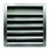 Louver, Intake, 18-24 In, Aluminum - 4F952