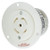 30A Flanged Twist-Lock Receptacle 4P 5W 277/480VAC - HBL2826
